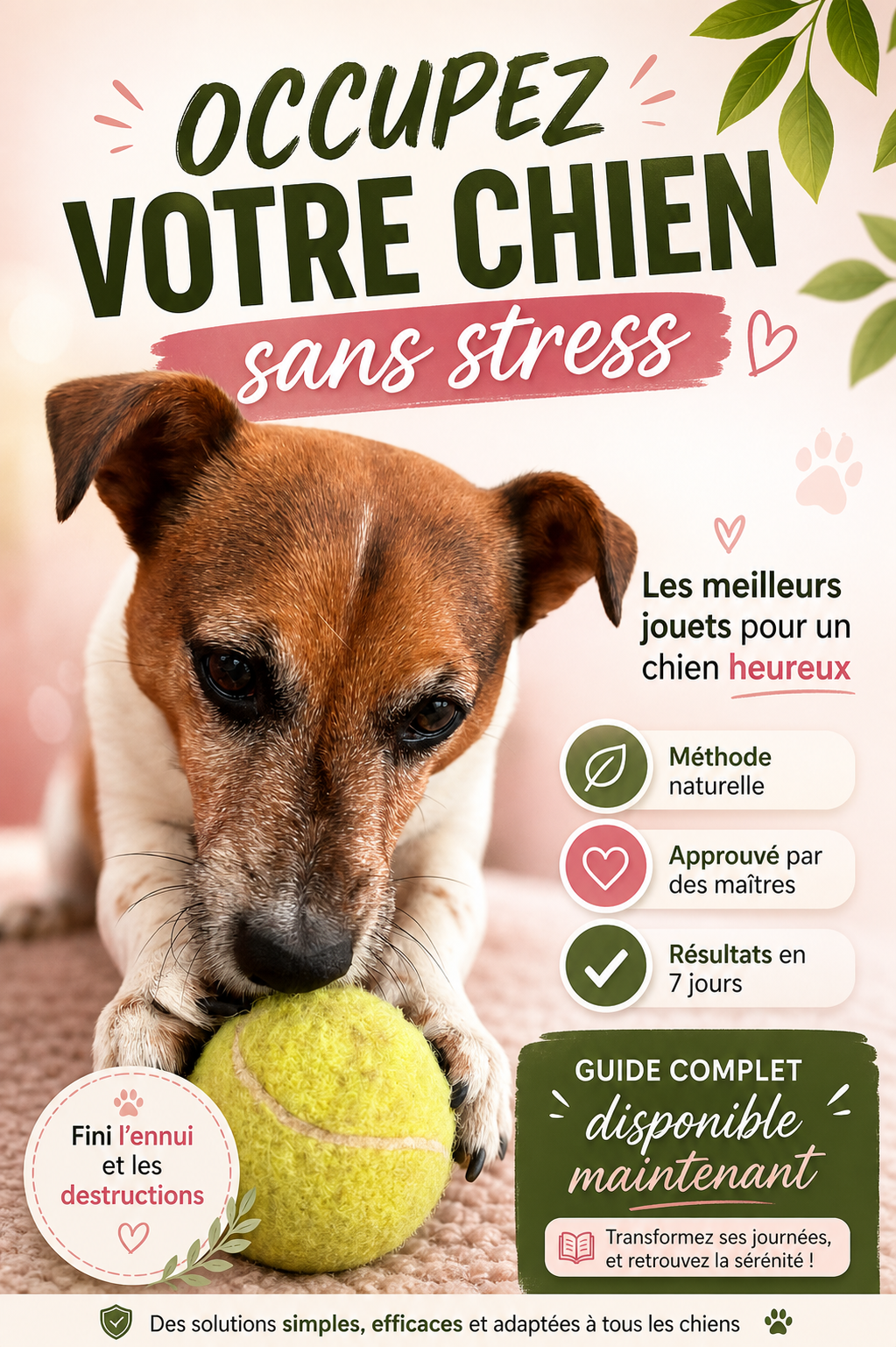 Les meilleurs jouets pour occuper mon chien sans stress