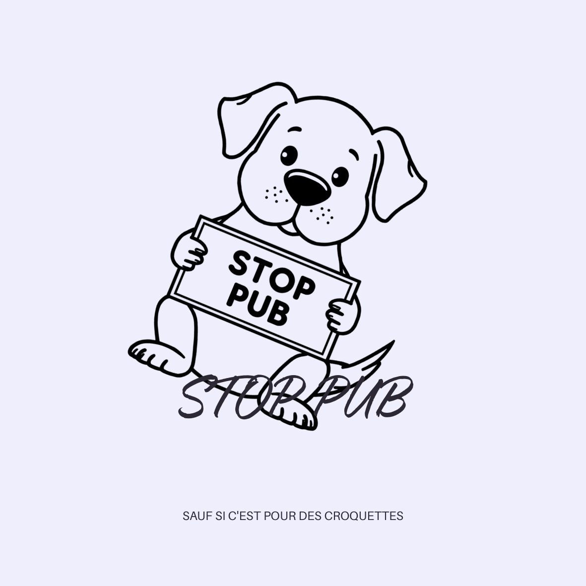 Stop pub sticker